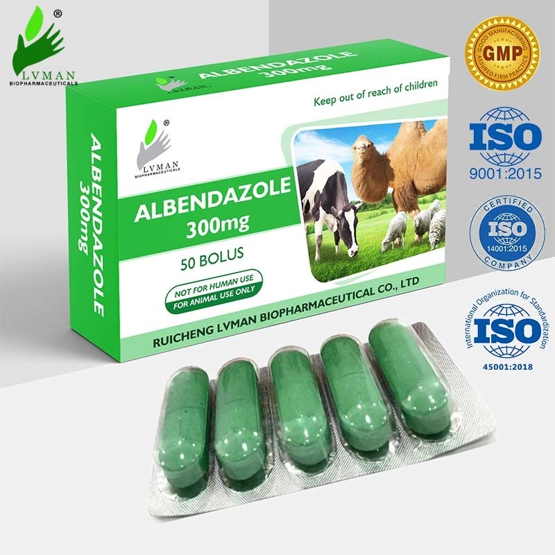 Oral Veterinary Drug Albendazole Bolus For Animal Disease Treatment