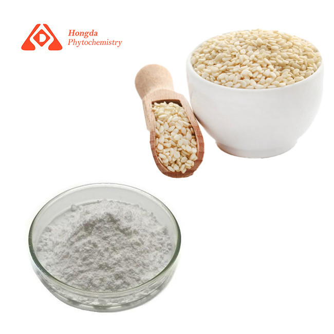 HPLC Method CAS 607-80-7 Natural Herb Sesame Extract 98% Sesamin For Food Supplement