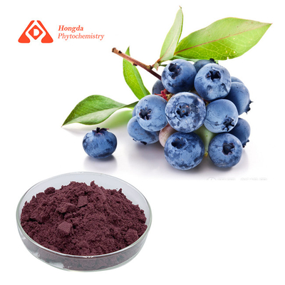 Pure Plant Blueberry Extract 25% Anthocyanine poeder voor voedsel